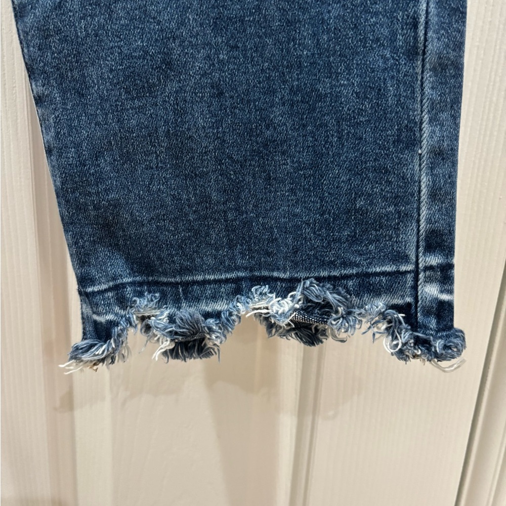 KanCan Dark Blue Distressed Boyfriend Jeans - Picture 6 of 11